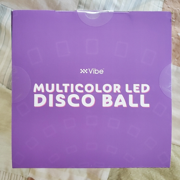 NIB Vibe Multicolor LED Disco‎ Ball Battery Operated - Picture 5 of 7